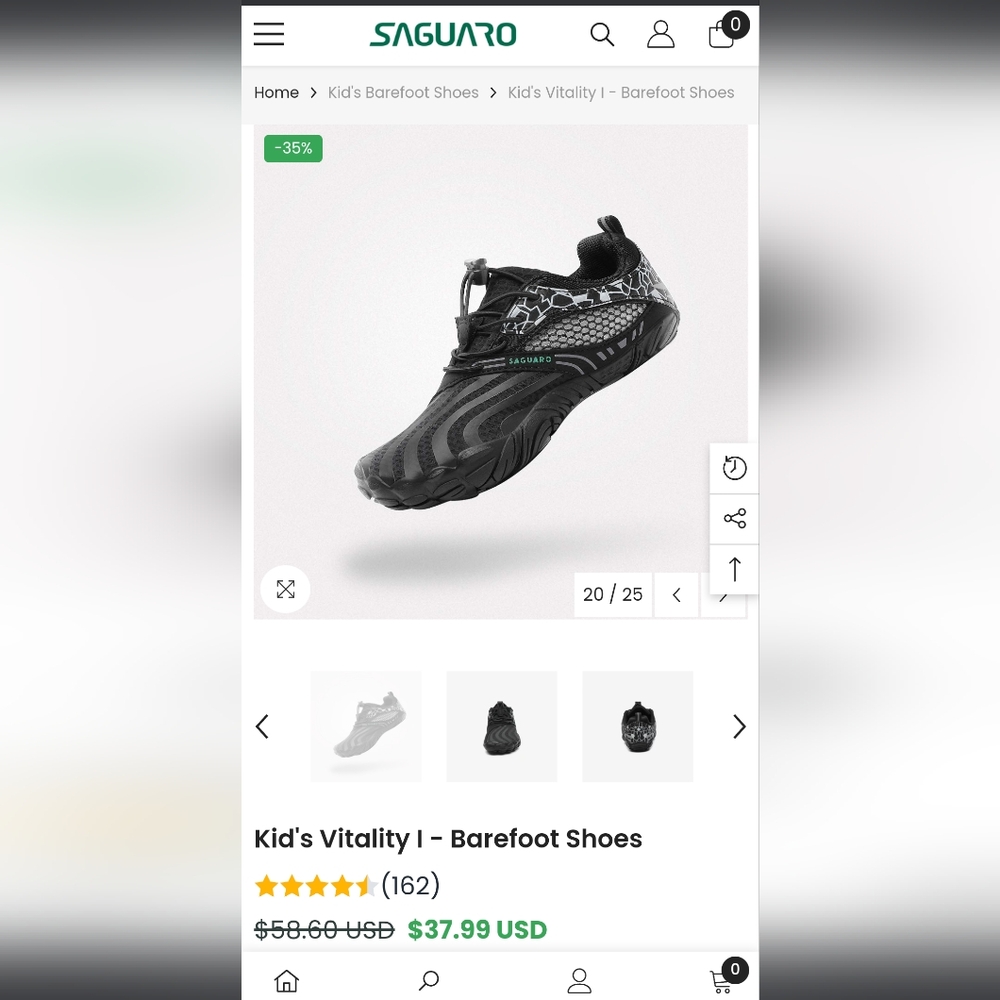 Saguaro Barefoot Toddler Shoes